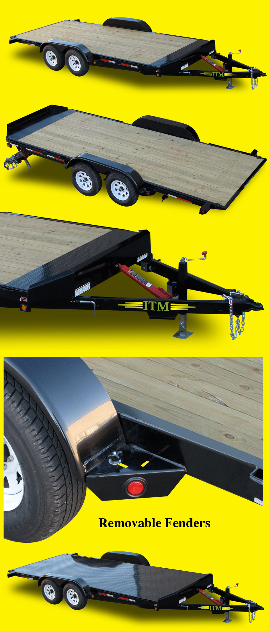 tilt equipment trailers